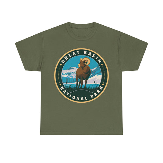 Great Basin National Park Nevada Round Logo T-shirt