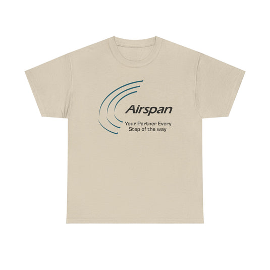 Airspan T-Shirt Defunct Telecom Company Logo Your Partner Every Step Tee