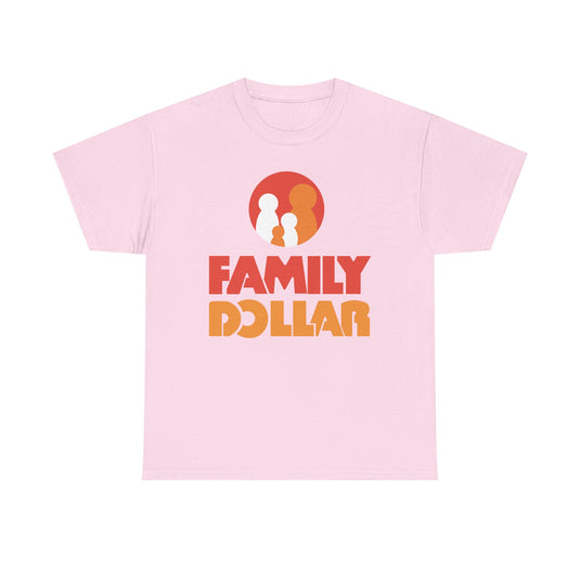 Family Dollar T-Shirt Discount Retail Store Vintage Logo Tee