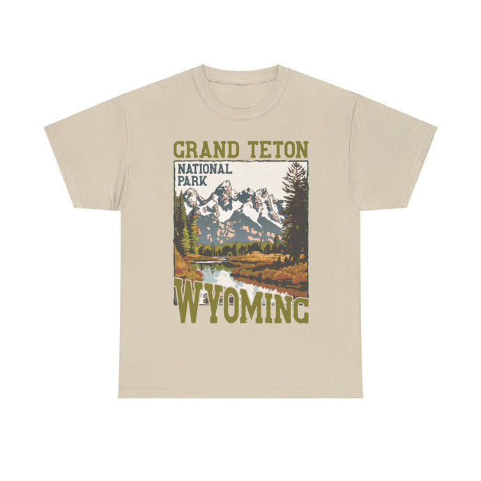 Grand Teton National Park Wyoming Poster Print T-shirt