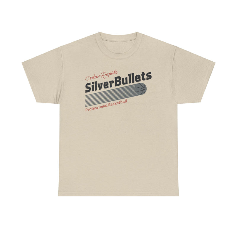 Load image into Gallery viewer, Cedar Rapids Iowa Silver Bullets CBA &#39;88-91 T-shirt
