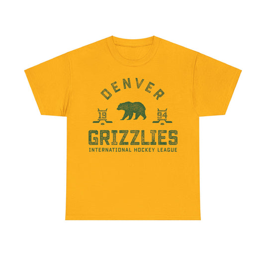 Denver Grizzlies Est 1994 Colorado Hockey Team T-shirt