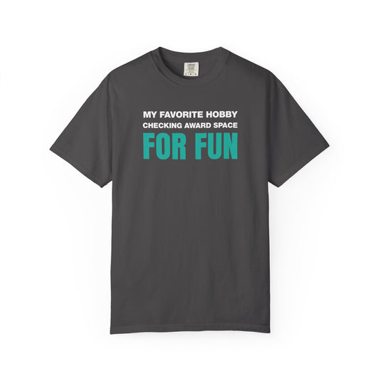 Award Space Fun Credit Card Points Miles Travel T-shirt