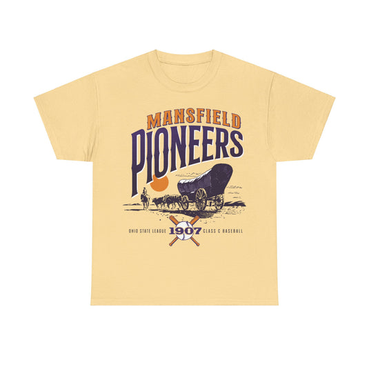 Mansfield Pioneers Est 1907 Ohio Baseball T-shirt