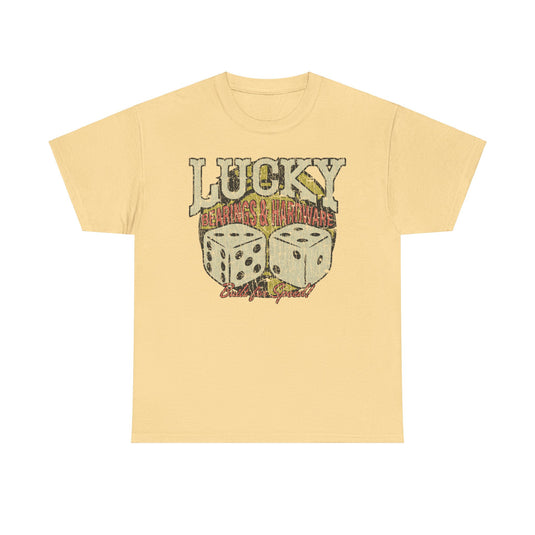 Lucky Bearings Hardware 1995 California Skateboard T-shirt