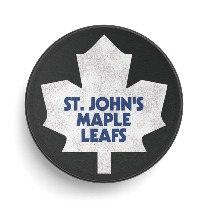 St Johns Maple Leafs Nostalgic Retro Hockey Puck