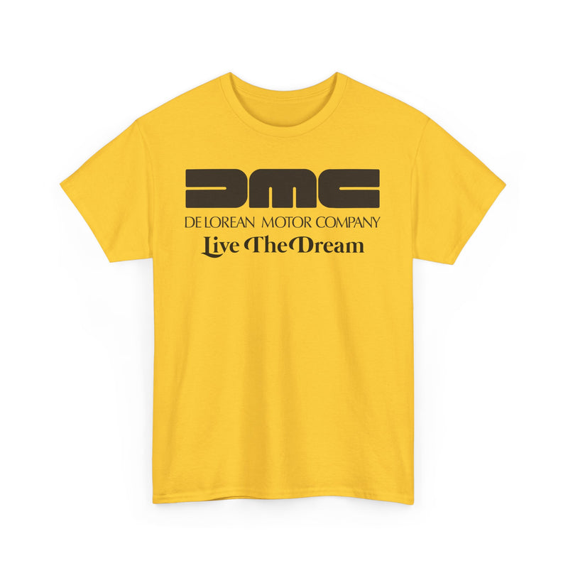 Load image into Gallery viewer, DMC DeLorean Motor Company Live The Dream Vintage T-shirt
