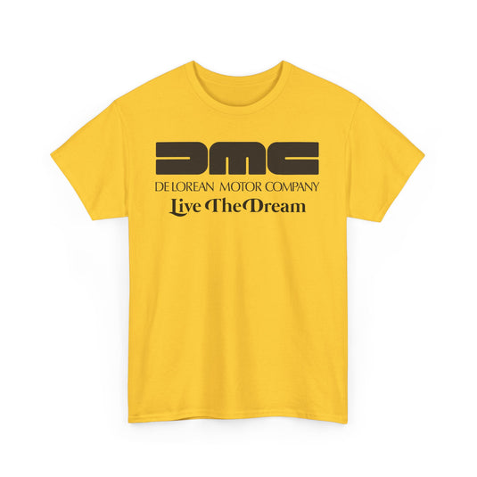 DMC DeLorean Motor Company Live The Dream Vintage T-shirt