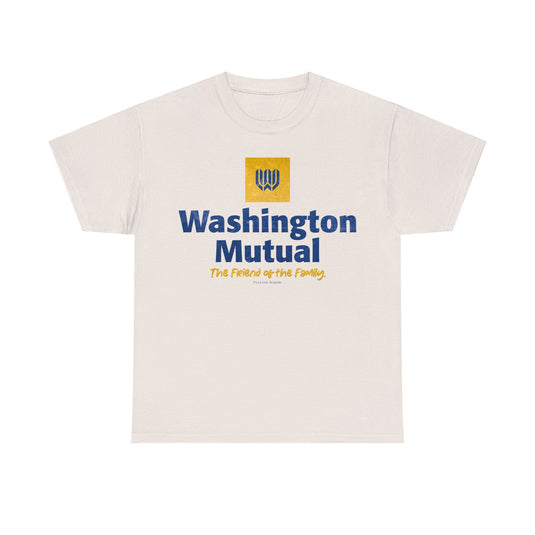 Washington Mutual Bank Nostalgic Throwback Logo T-shirt