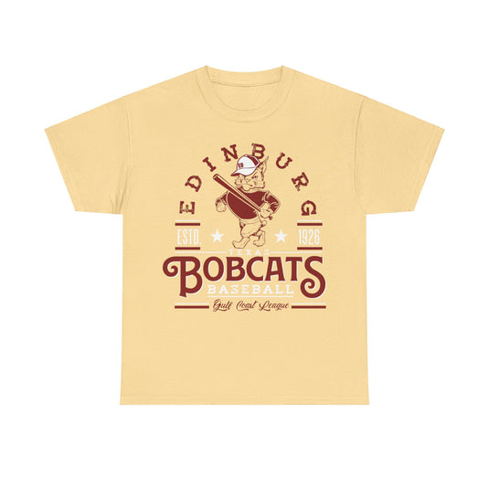 Edinburg Bobcats Est 1926 Texas Baseball T-shirt