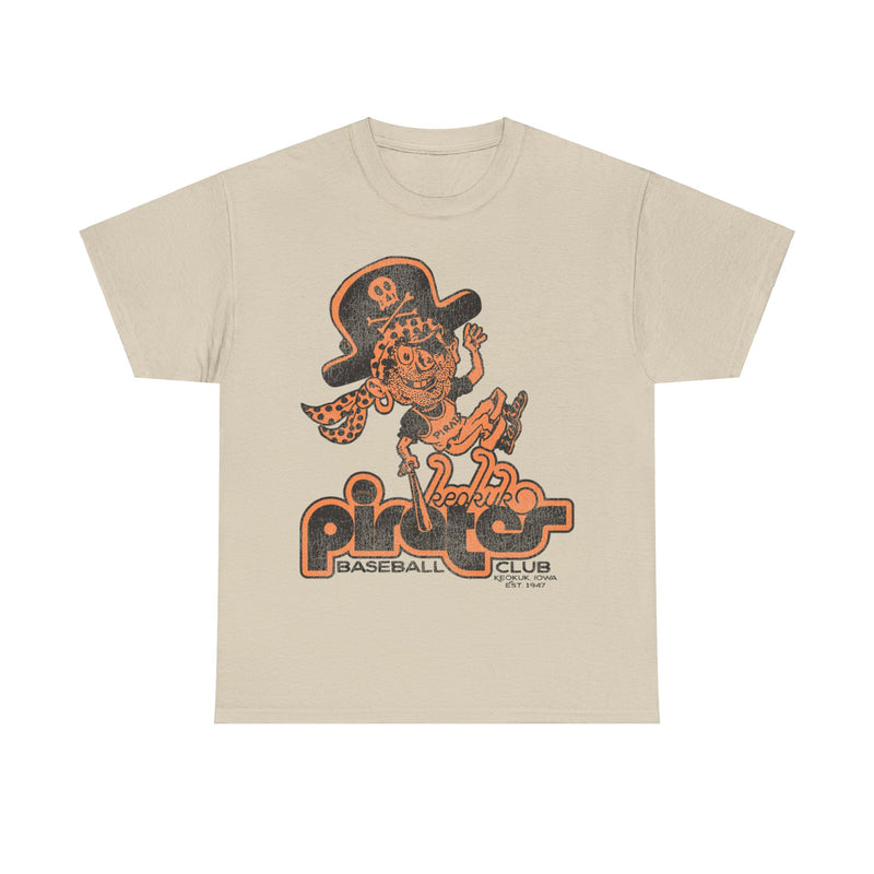 Load image into Gallery viewer, Keokuk Pirates Nostalgic Retro Baseball Team T-shirt
