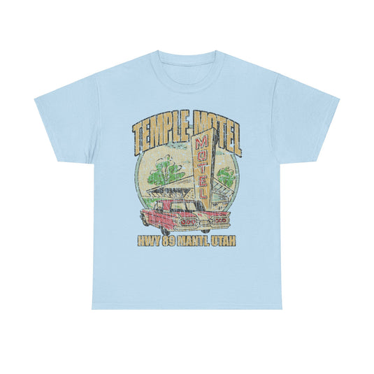 Temple Motel Manti Utah 1959 Hwy 89 T-shirt