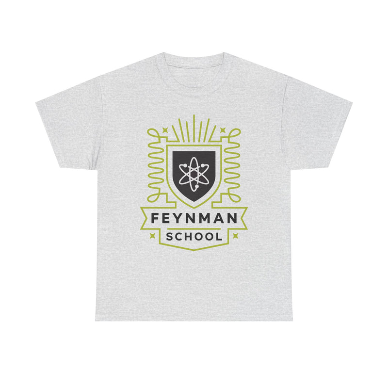 Load image into Gallery viewer, The Feynman School T-Shirt Defunct Bankrupt Logo Tee
