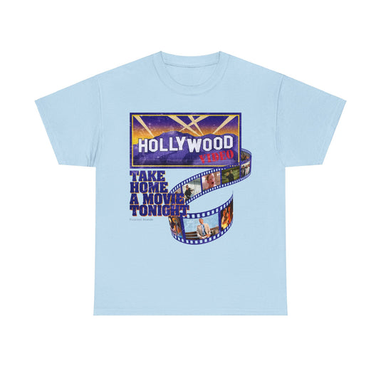 Hollywood Video Retail Movie Store Nostalgic Logo T-shirt