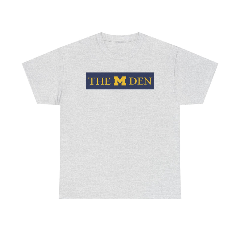 Load image into Gallery viewer, The M Den T-Shirt Defunct Michigan Store Bankrupt Company Logo Tee

