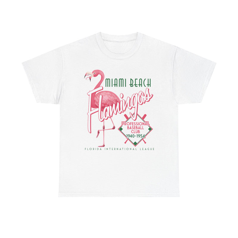 Load image into Gallery viewer, Miami Beach Flamingos Est 1940 Florida Baseball T-shirt
