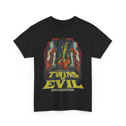 Twins of Evil 1971 Vampire Horror Movie T-shirt