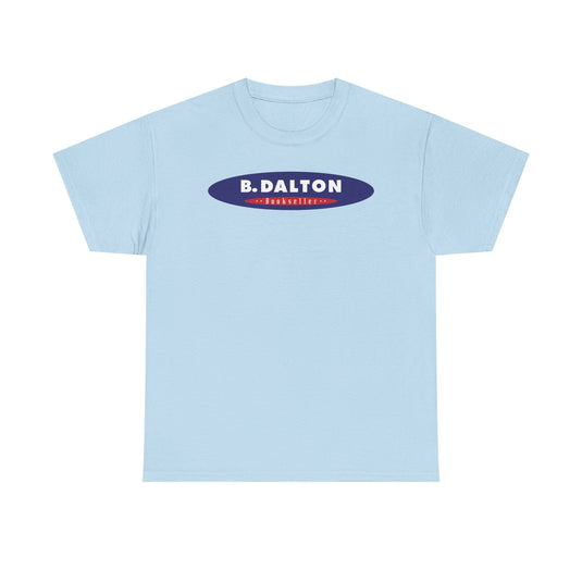 B. Dalton Bookseller Vintage Blue Oval Logo Retro T-Shirt