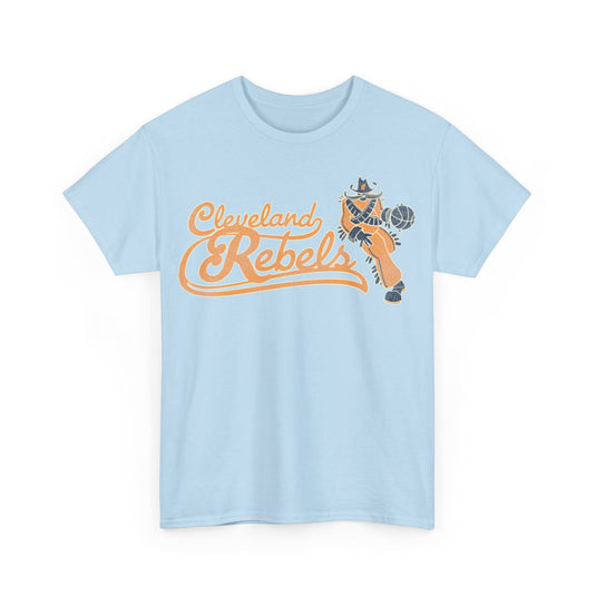 Cleveland Rebels Basketball Team Nostalgic Retro T-shirt