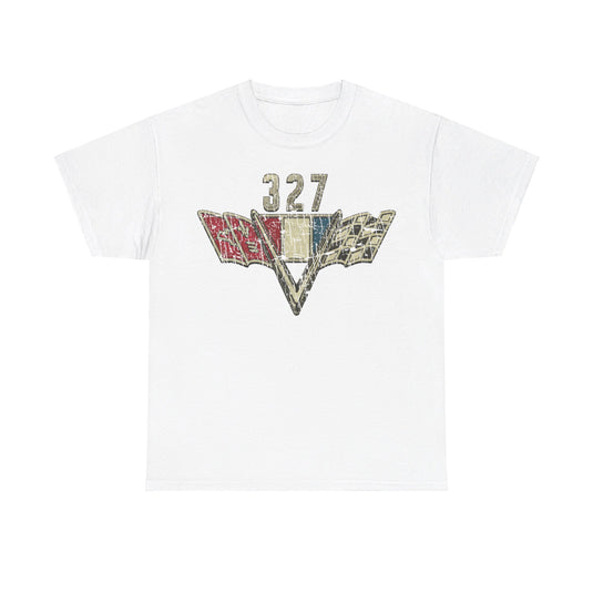 327 Chevrolet Power V8 Engine Car Logo T-shirt