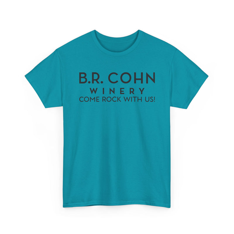 Load image into Gallery viewer, B.R. Cohn Winery T-Shirt Defunct Wine Company Come Rock With Us Tee
