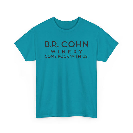 B.R. Cohn Winery T-Shirt Defunct Wine Company Come Rock With Us Tee