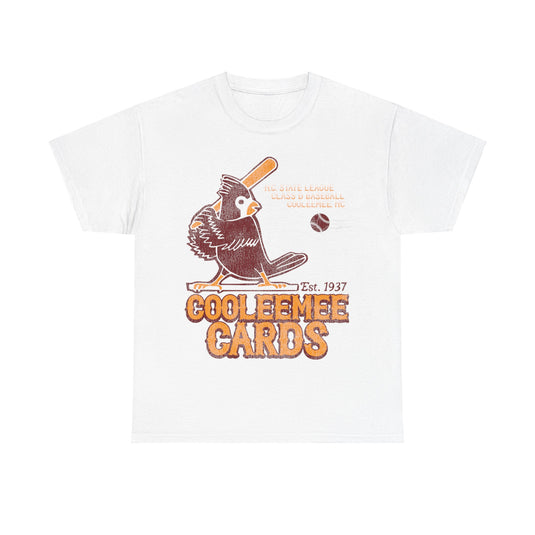 Cooleemee Cards Est 1937 Nostalgic Retro Baseball Team T-shirt