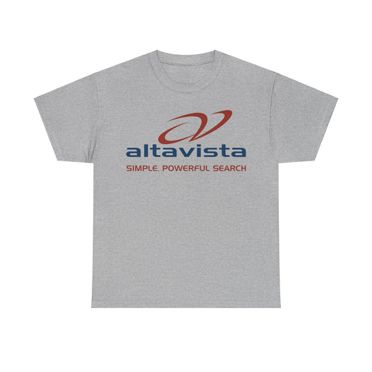 Altavista Logo Simple Powerful Search Retro Nostalgic T-shirt