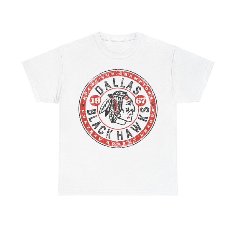 Load image into Gallery viewer, Dallas Black Hawks 1967 Hockey Team Nostalgic Retro T-shirt
