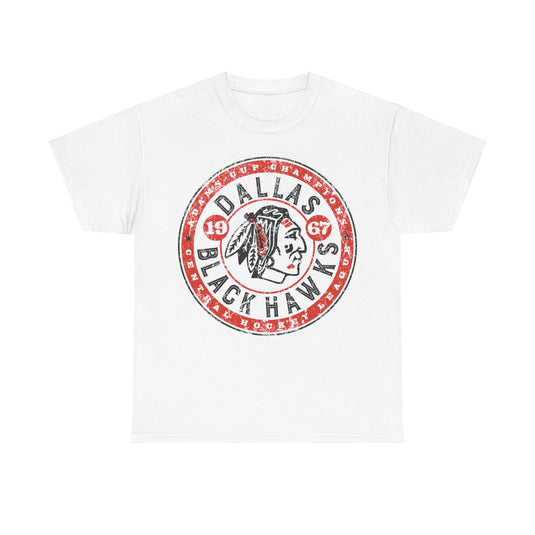 Dallas Black Hawks 1967 Hockey Team Nostalgic Retro T-shirt