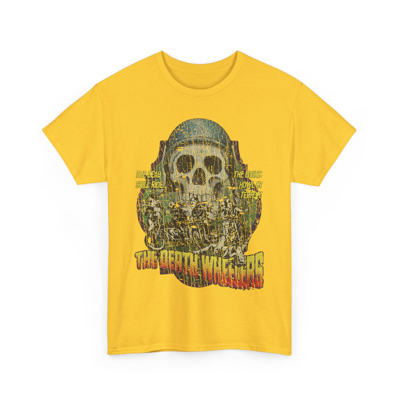 Load image into Gallery viewer, The Death Wheelers 1973 Horror Action Bike Gang Movie T-shirt
