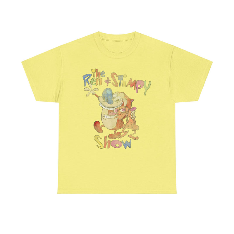 Load image into Gallery viewer, Ren Stimpy Logo Animated TV Show T-shirt
