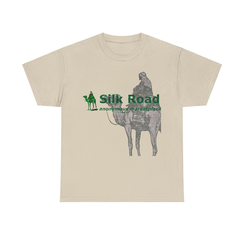 Load image into Gallery viewer, Silk Road Anonymous Marketplace Nostalgic Logo T-shirt
