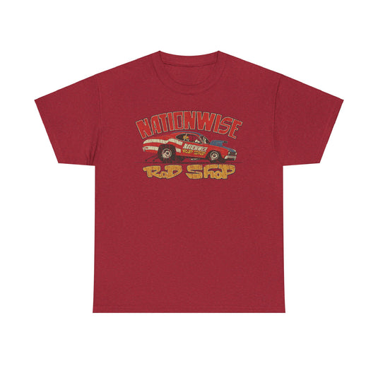 Nationwise Rod Shop 1974 Ohio Auto Parts T-shirt