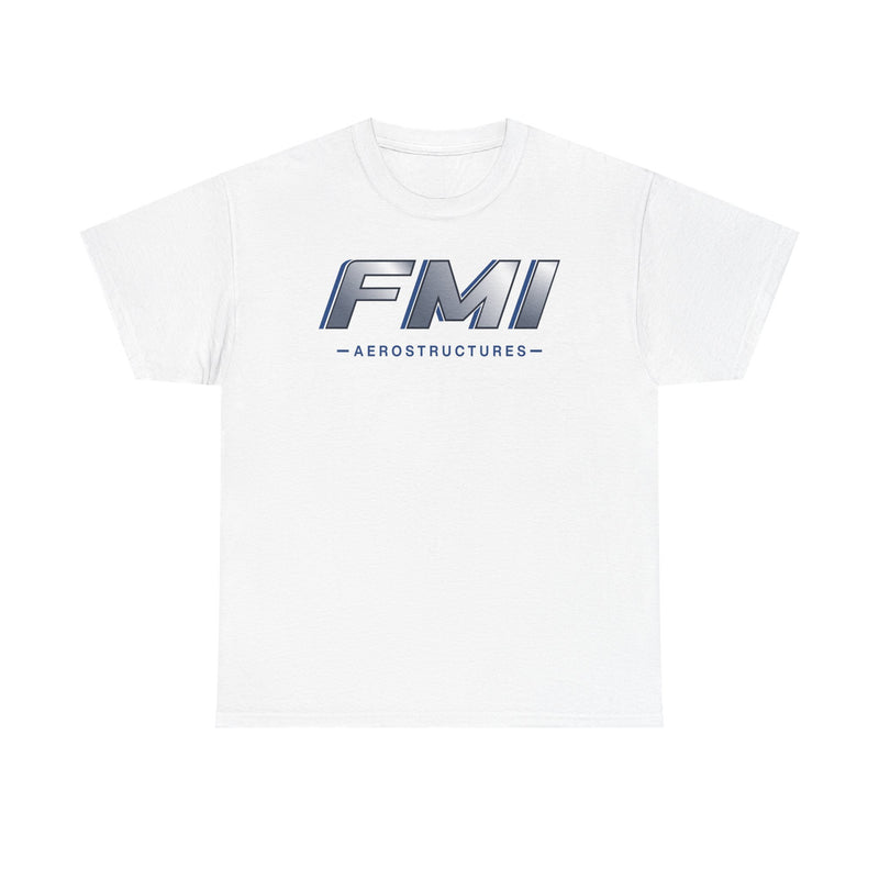Load image into Gallery viewer, FMI Aerostructures T-Shirt Defunct Aerospace Company Bankrupt Logo Tee
