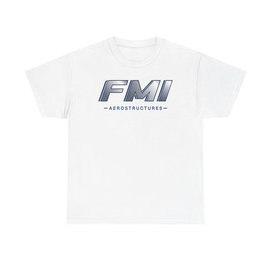 FMI Aerostructures T-Shirt Defunct Aerospace Company Bankrupt Logo Tee