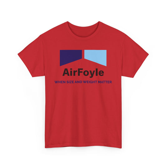 Air Foyle When Size and Weight Matter Vintage Airline Logo Aviation T-shirt