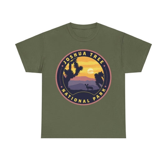 Joshua Tree National Park California Round Logo T-shirt