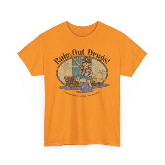 Rule Out Drugs 1986 Political Drug-free T-shirt