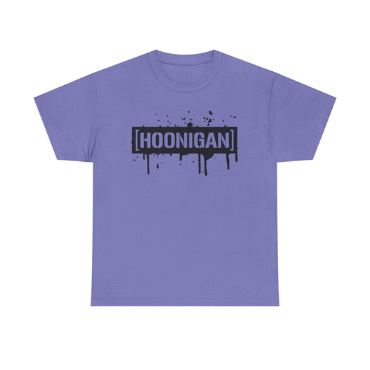 Hoonigan T-Shirt Bankrupt Automotive Brand Defunct Company Logo Tee