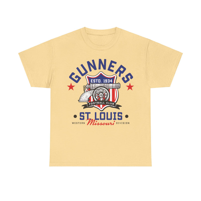 Load image into Gallery viewer, St Louis Gunners Est 1934 Missouri Football Team T-shirt
