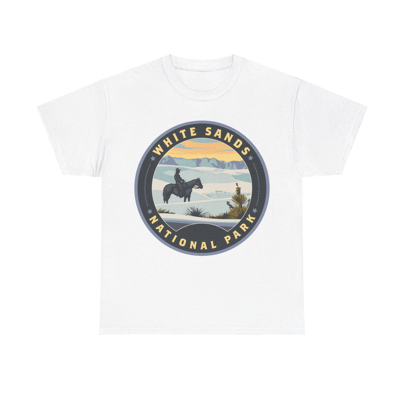 Load image into Gallery viewer, White Sands National Park New Mexico Round Logo T-shirt
