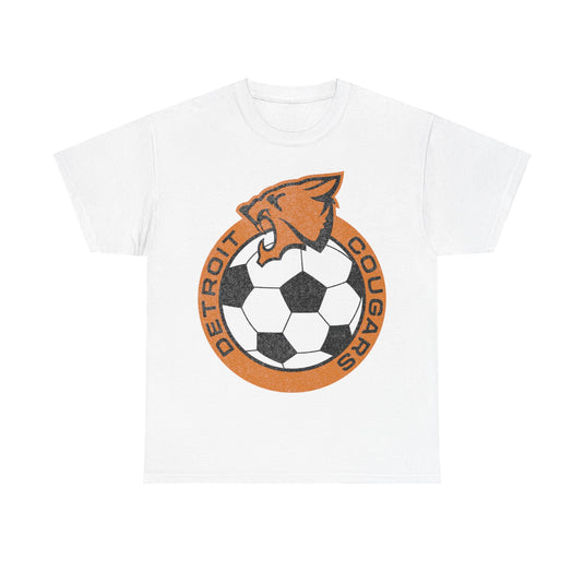 Detroit Cougars NASL Soccer Retro Nostalgic T-shirt