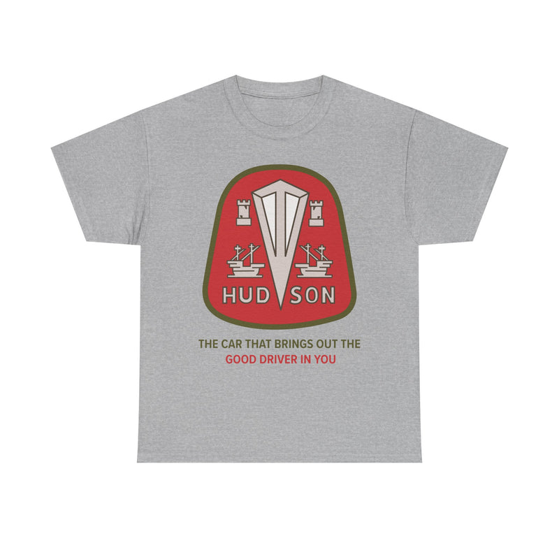 Load image into Gallery viewer, Hudson The Car That Brings Out Good Driver In You T-shirt
