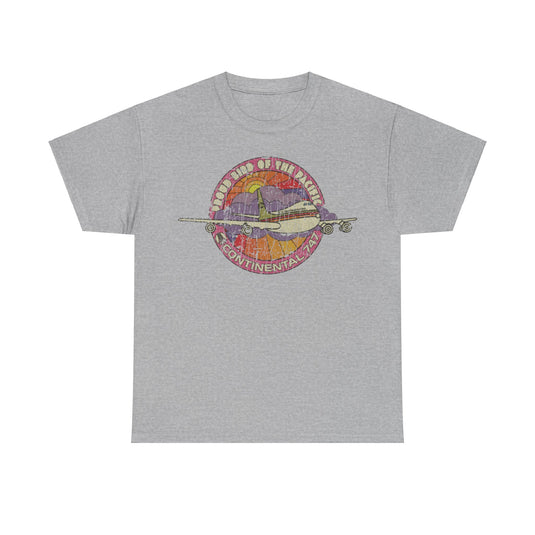 Continental Airlines 1971 Distressed Print T-shirt