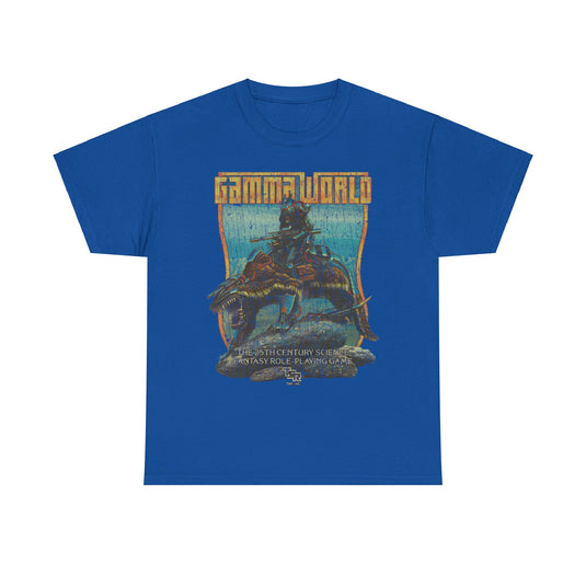 Gamma World 1978 Science Fantasy Role Playing Video Game T-shirt