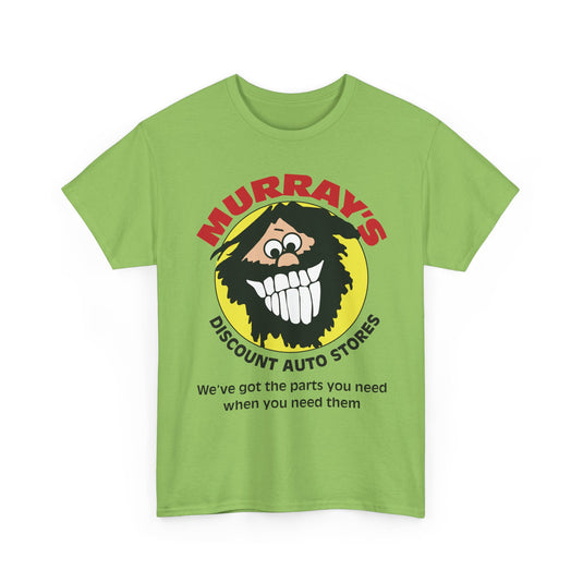 Murray's Discount Auto Stores Bearded Mascot We've Got The Parts T-shirt