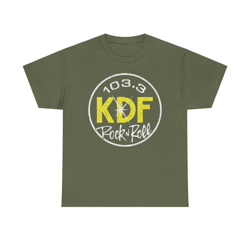 Load image into Gallery viewer, KDF 103 Pure Rock 1970 Radio Station Nostalgic T-shirt
