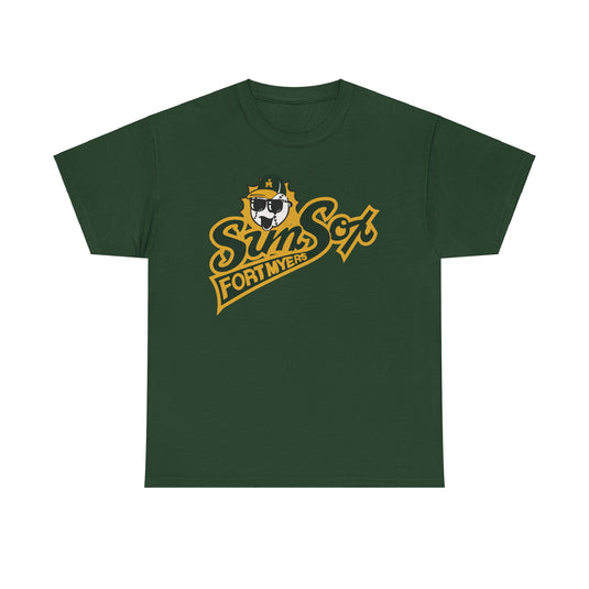 Fort Myers Sun Sox Florida Senior Basketball 1989-1990 T-shirt