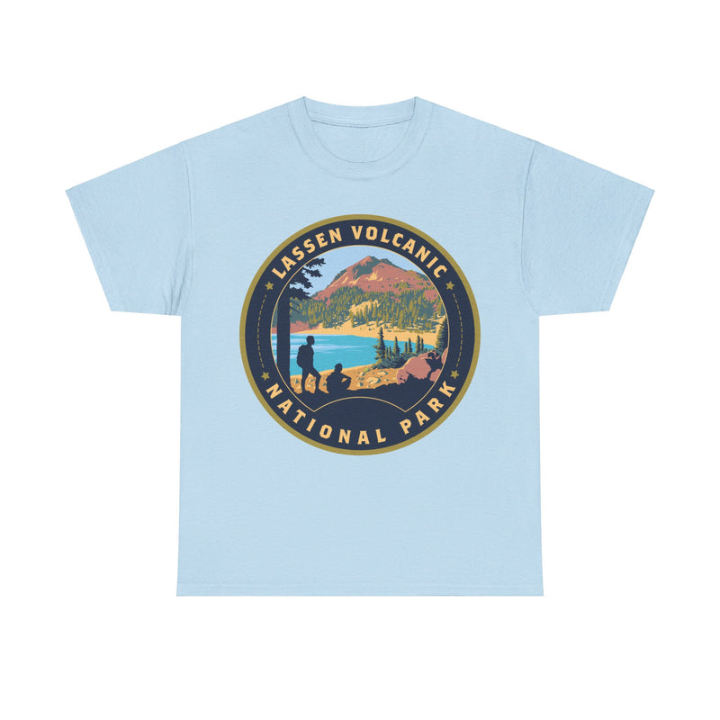 Load image into Gallery viewer, Lassen Volcanic National Park California Round Logo T-shirt
